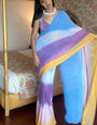 Amiable 1-Minute Ready To Wear Multi Color Georgette Saree
