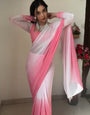 Dissemble 1-Minute Ready To Wear Multi Color Georgette Saree