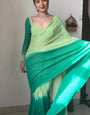 Stunning 1-Minute Ready To Wear Rama Georgette Saree